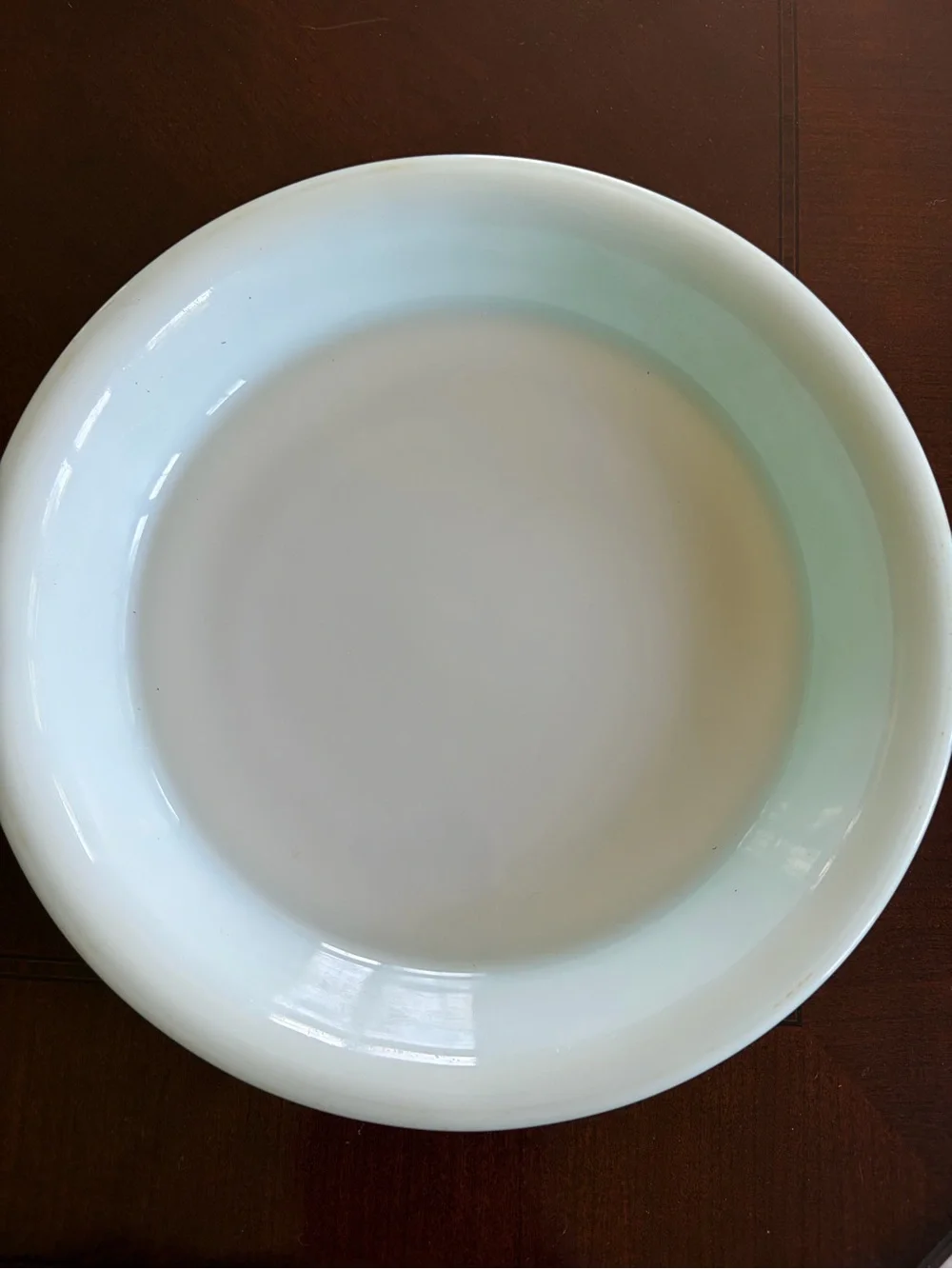 Pyrex vintage 50s robins egg blue pie dish plate